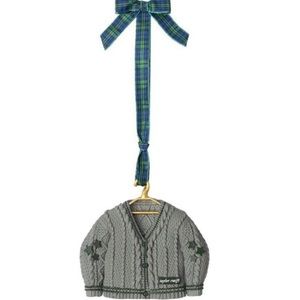 Taylor Swift Cardigan Ornament - Grey/Green Stars RARE